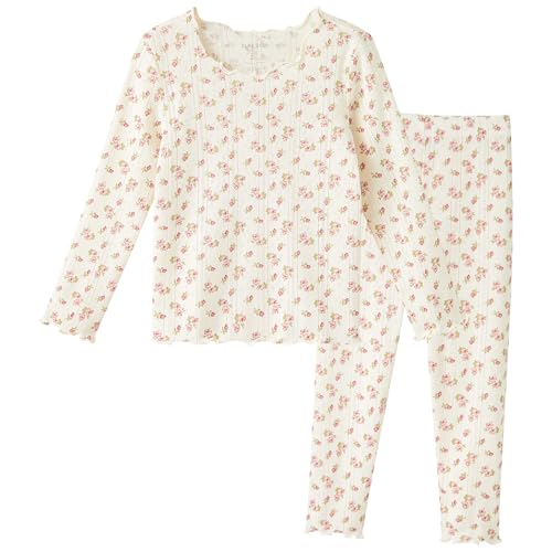 pureborn Baby Pajamas Set Pjs - Kids Toddler Boy Girl Short Sleeve Snug Fit Sleepwear 2pcs 18M-7Y