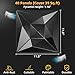 Umedol 40 PCS 3D Wall Panels for Interior Wall Décor Black 11.8