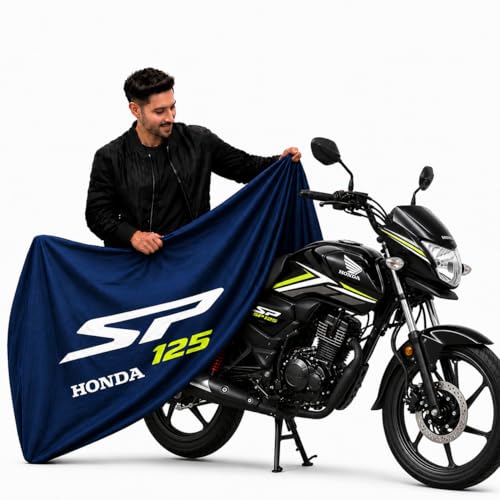 Image of Kayme Motorcycle Cover Waterproof Heavy Duty All Weather, Quad 4 Wheeler Cover Sun Rain Snow Protection (Blue, SP 125)