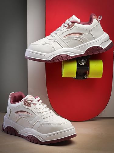 Image of ASIAN Women NANCY-01 Sneakers and Casual wear Shoes with Laces, Lightweight and Comfortable Shoes for Parties, as Well as Gym and Sports for Women & Girls with Stylish Design