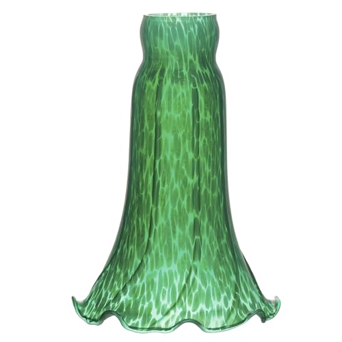 Lily Lampshade Only Green Tulip Flower Glass Lamp Shade Replacement Tiffany Style Lily Table Floor Lampshade Replacement