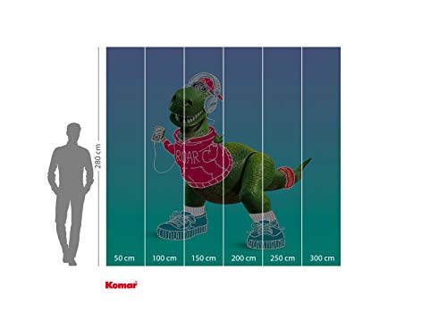 Komar Disney Toy Story Roar IADX6-030 Non-Woven Photo Wallpaper Size 300 x 280 cm (W x H) Dinosaur Children's Room Wallpaper - Image 4