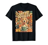 Retro Panels – Golden Retriever Coffee Comic Fun