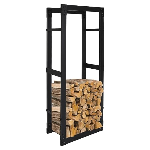 Ansobea Scaffale per Legna da Ardere 100x40x25cm