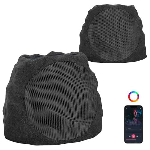 JMJEAN Outdoor Speakers Bluetooth Waterproof Patio TWS...