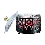 Generico Tarro de almacenamiento de caramelos - Diseño elegante con tapa de metal,