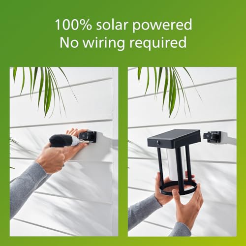 Image of Philips Lighting Vapora Outdoor Solar, Path Light, 1.5W, 2700K, Black, IP44 Weatherproof