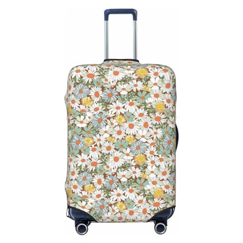 Daisy Luggage Cover Protector Anti-Scratch Washable Fits 18-32 Inch Luggage-Small