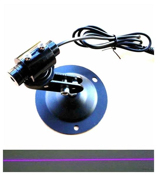 Module laser violet réglable 405 nm focalisation précise 100 mW avec son bloc d'alimentation - 4
