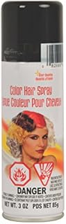Rubie's Color Hairspray, Black 3 Ounce (Pack of 1)
