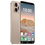 JtQtJ Mobile Phone of the Day Offer, 5.0" IPS Display, Dual SIM, 16GB ROM, Dual Cameras, Support:Wifi,GPS,Bluetooth,Face ID Cheap Phone (Gold)