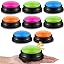 Amazon.com: Honoson 8 Pieces Recordable Answer Buzzers Button Game Show ...