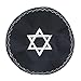 Produktbild Ousidiman Elegante Kippah Caps für Erwachsene Juden Navy Unisex Traditionelle Baskenmütze Beanie Bestickte Yarmulke Mütze Zubehör