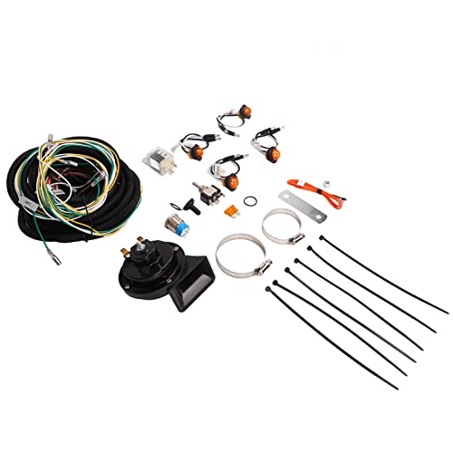 Kit di Svolta Universale ATV UTV ABS e Rame con Interruttore di Direzione a Colonna Pulsante Clacson di Ricambio per 700˜4 UTV Kit di ATV Kit di