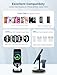 Hevanto 2026 3 in 1 Wireless Charging Station for Apple MagSafe Charger, 15W Fast Magnetic Mag-Safe Charger Stand for iPhone 17 16 15 14 13 12 Apple Watch AirPods Series, Gifts for Men
