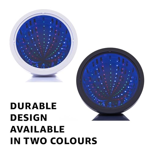 Premium Infinity Mirror Tunnel Lamp LED Lighting Sensory Mirror Battery or USB Powered | Protective Film Must Be Peeled Off - 7