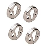 Gedotec Kapsel-Bettbeschlag zum Einbohren Möbelverbinder Stahl Bettverbinder ohne Aushängesicherung | Linsenkopf-Beschlag mit Ø 30 mm | MADE IN GERMANY | 4 Stück - Einängebeschlag zum Schrauben