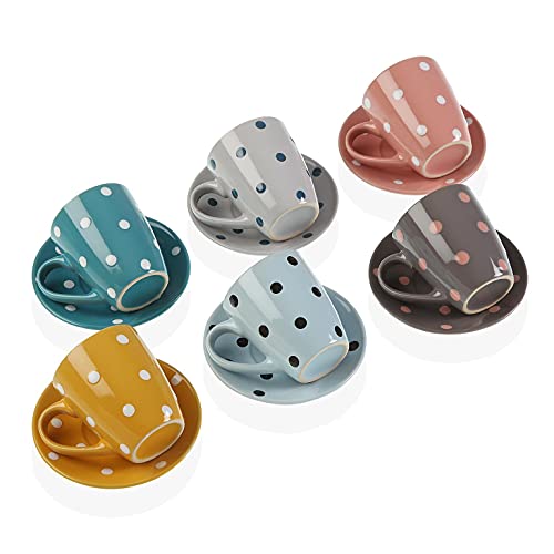 Versa, set 6 piezas te kiara, linea servicio de mesa, tazas