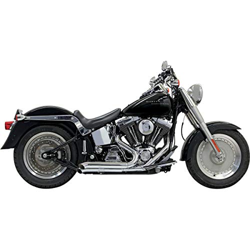 Bassani Xhaust Pro Street Turn Out Exhaust (Chrome) for 98-17 Harley FLSTC