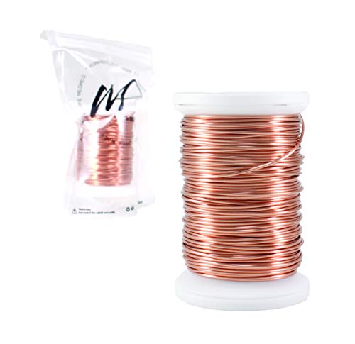 Wire Fancy 20 Gauge Tarnish Resistant Silver-Plated Copper and Copper Jewelry Making Wire 24 Yards / 72 feet (20 Gauge, Bulk Copper 100 Grams)