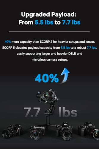 Image of [Combo] FeiyuTech SCORP 3 Combo - Professional Camera Stabilizer