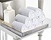 Utopia Towels 12 Pack Cotton Washcloths Set, 100% Ring Spun Cotton, Premium Flannel Face Cloths, Highly Absorbent and Soft Feel Fingertip Towels, White