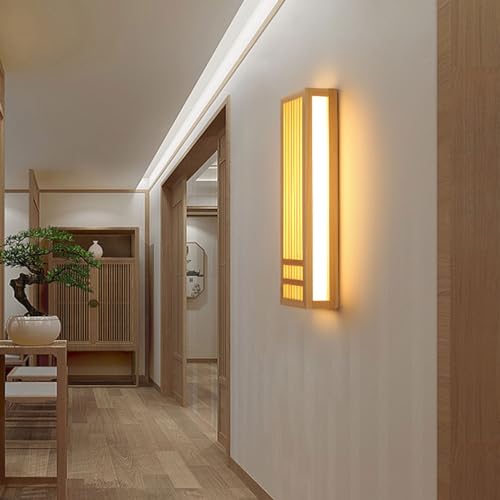 Xq-Gforward Led Wood Wall Lamp Japanese Wall Sconce Light thumb #6