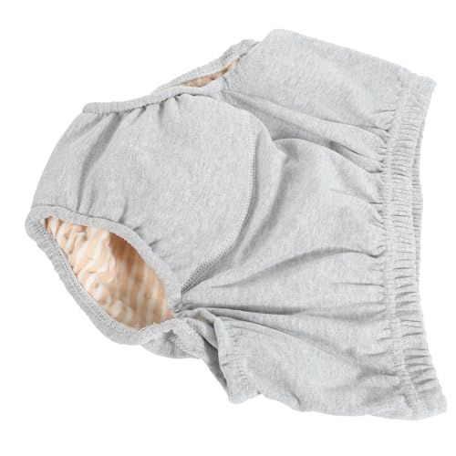 Mipcase Pañales Reutilizables para Adultos con Diseño Antideslizante Algodón Ropa Interior para Incontinencia Femenina y Masculina Protección contra Fugas para Personas Mayores y