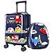 Kids Carry on Luggage Set with Wheels, Travel Suitcase for Boys Toddlers