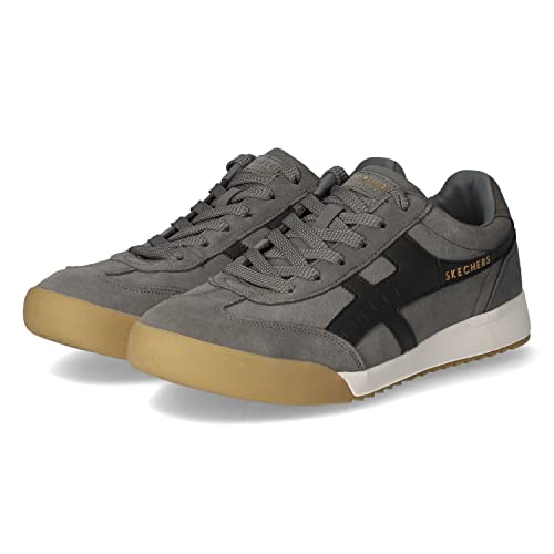 Skechers Skechers Men's 237351 CCBK Sneaker, Charcoal Suede/Black Trim, 5.5 UK