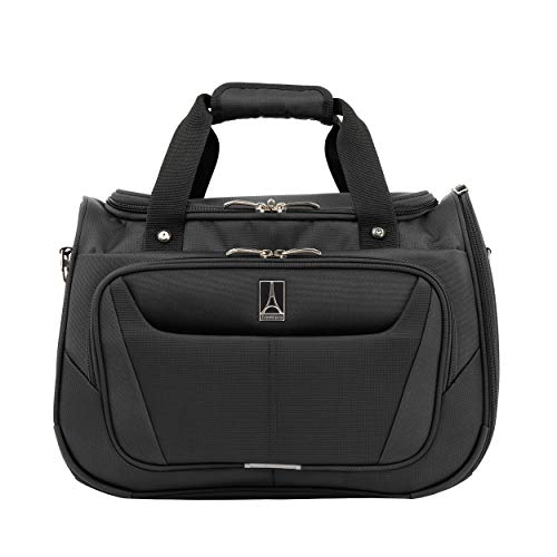 Travelpro Maxlite 5 Handgepäck Reisetasche 28x46x20 cm Weichgepäck Langlebig Strapazierfähig mit Trolley Aufsatzfunktion Polyester 28 Liter Reisegepäck Farbe Schwarz 5 Jahre Garantie Cover