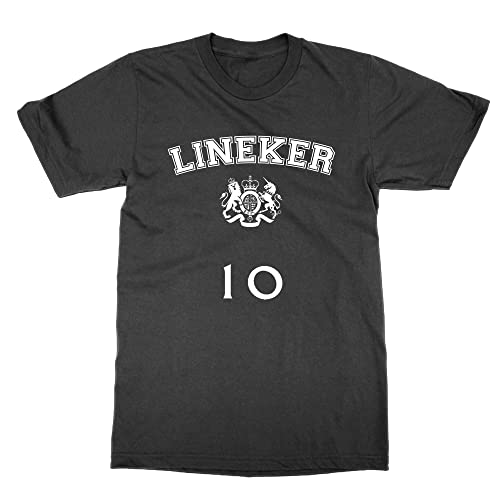 T-shirt Gary Lineker Numéro 10 Noir M fini les maillots de foot inconfortables