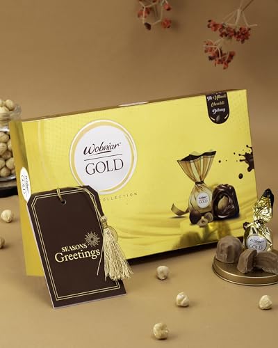 Image of Hyperfoods Chocolates Gift Pack Wobniar Gold 192 Grams