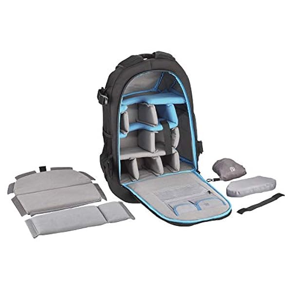 Cullmann 97866 SYDNEY pro TwinPack 600 , 2-in-1 fotorugzak/dagrugzak, wandelrugzak, voor spiegelreflexcamera's en accessoires, binnenmaat camera-vak 320 x 400 x 150 mm, zwart