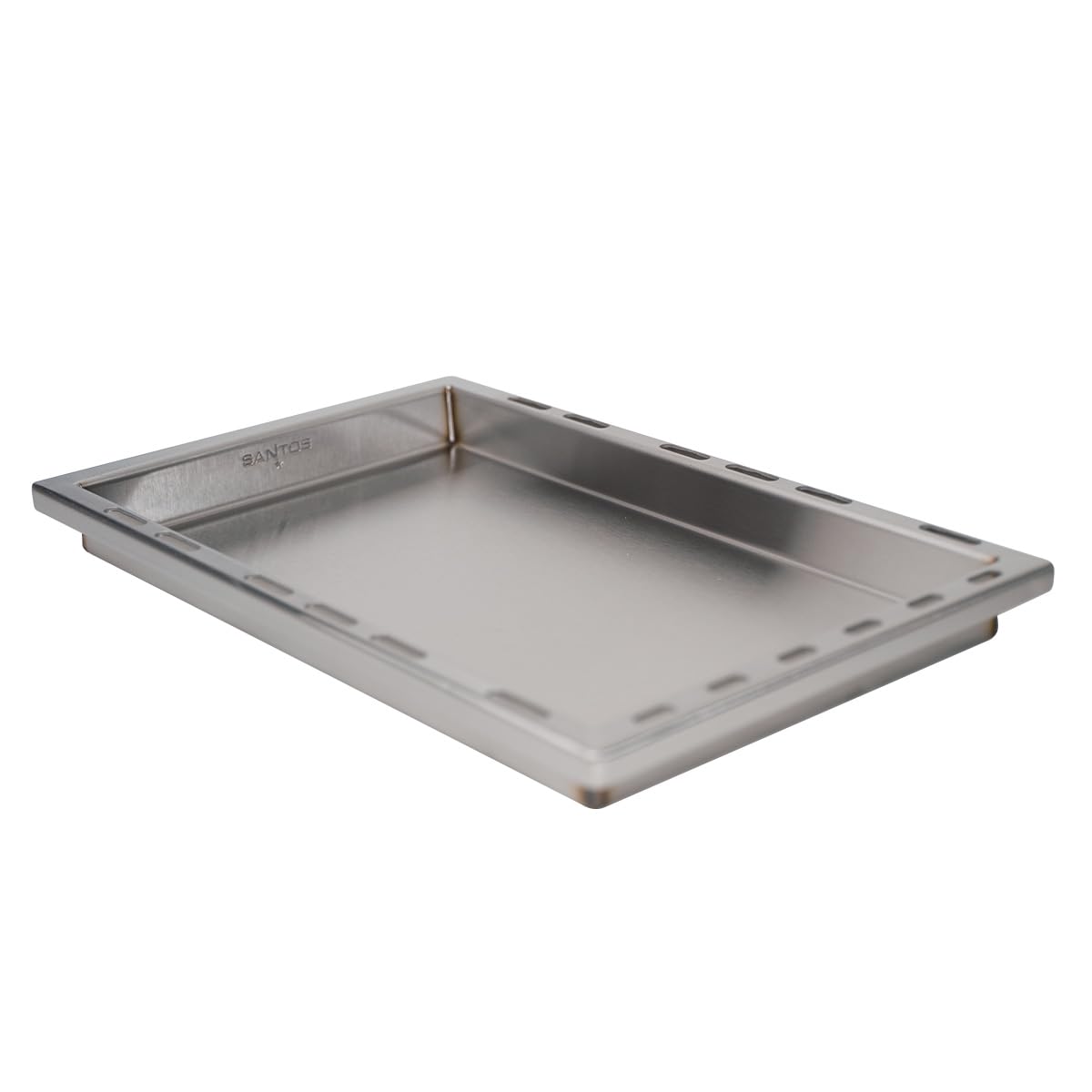 SANTOS einsetzbare Grillpfanne/Einsatzpfanne - Edelstahl Plancha - 28x45,1x4cm - für Napoelon Rogue SE 425 | 525 | 625 - Paella, Bratkartoffeln, Reibekuchen, Pommes