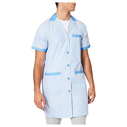 MISEMIYA Batas Laboratorios Túnica de enfermería Uniformes Sanitarios, Azul (Celestes 4), ((Tamaño:XXL) para Mujer
