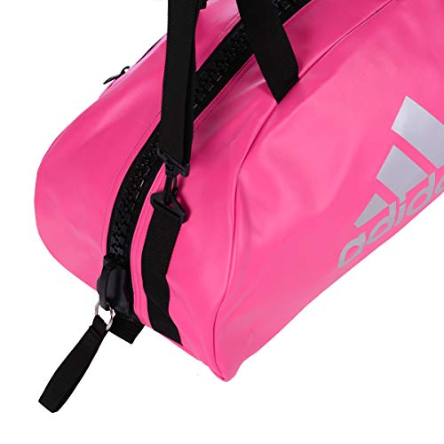 ADIDAS Bolsa 2 EM 1 KICK BOXING Rosa/Prata G