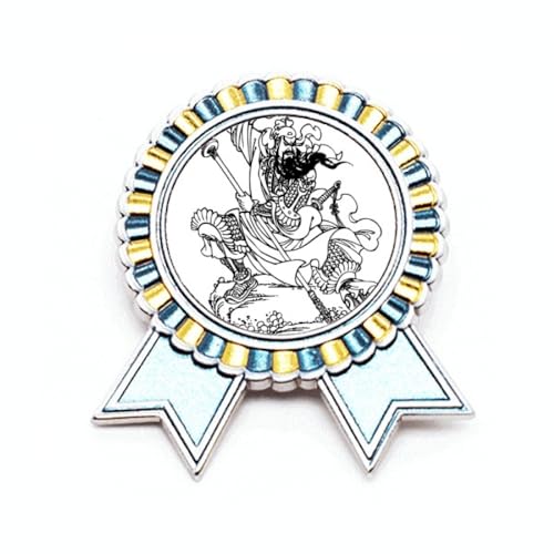 Pin's Masterpiece Romance Three Kingdoms en métal taille M insigne historique et badge