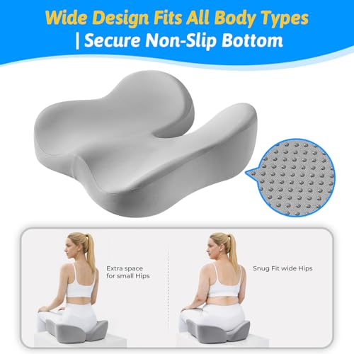 Image of Dreamer Car Seat Cushion for Tailbone & Sciatica Pain Relief