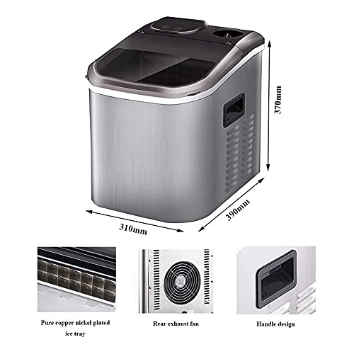 Máquina de Hielo de Mesa, 25kg en 24h con Control Táctil miniatura 7