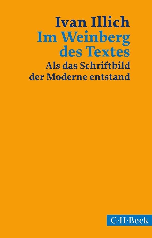 Im Weinberg des Textes: Als das Schriftbild der Moderne entstand (Beck Paperback)