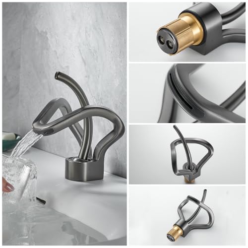 Robinet de lavabo cascade à levier unique pour moderniser facilement une salle de bain