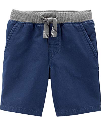 Short bleu marine pour petit garçon taille 5 ans style dock en coton confortable