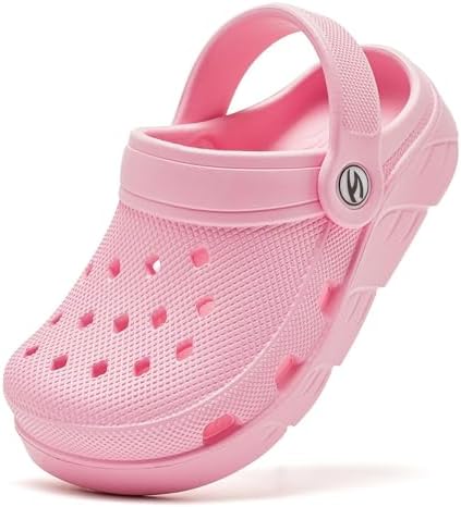 HOBIBEAR Unisex Kinder Classic Clogs Mädchen Jungen Bdeschuhe Gartenschuhe Hausschuhe atmungsaktive Sandalen