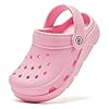 HOBIBEAR Kids Garden Clogs Toddler Sandals for Boys Girls Slipper Beach Water Shoes Slip on (Toddler/Little/Big Kids)