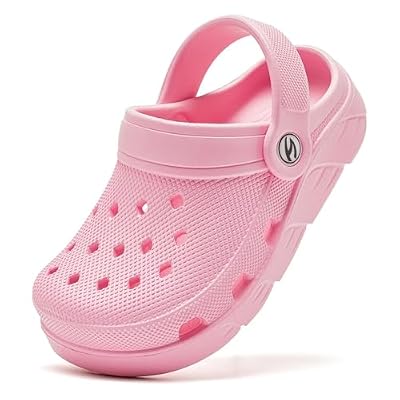 HOBIBEAR Kids Garden Clogs Toddler Sandals for Boys Girls Slipper Beach Water Shoes Slip on (Toddler/Little/Big Kids)