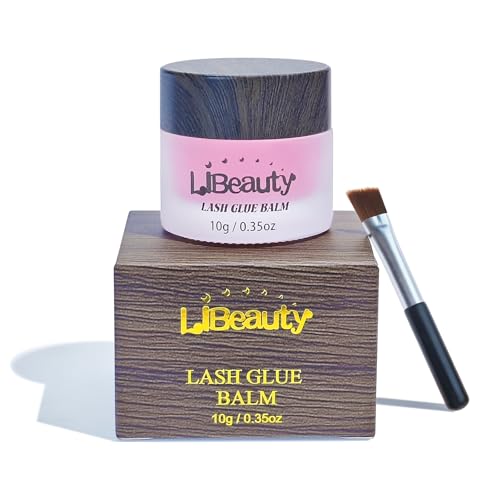 Libeauty Lash Lift Balm Glue Strong Sticky Lash Lift Adhesive Latest Gentle Formula Eyelash & Eyebrow Perm Glue Balm Brow Lamination Gel 10G/0.35OZ