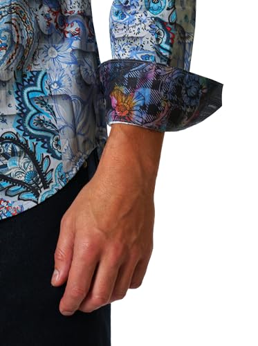 Robert Graham Men's Webbs Long Sleeve Woven Button Down Shirt3