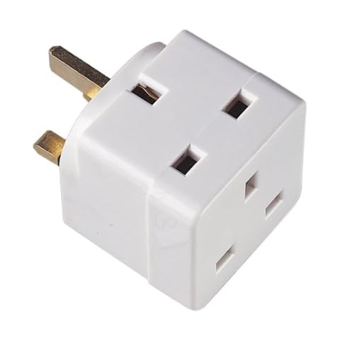 Eagle 13 A 2-Way Block Socket Splitter Mains Adaptor Cover
