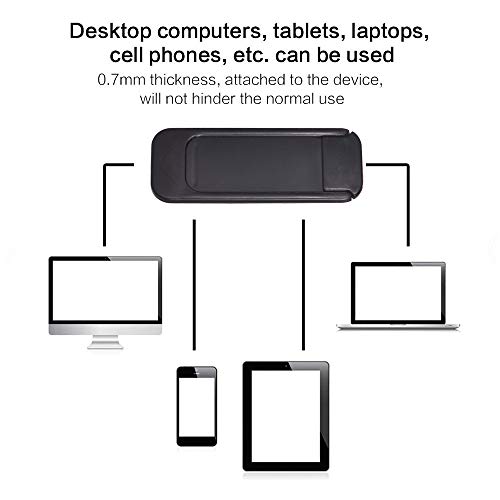Docooler Sxt001 3 pcs WebCam Tampa Ultra-Fina Slider Universal Tampa Da Câmera De Plástico Lente de